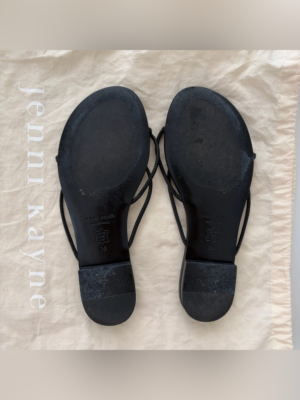 EUC Jenni Kayne Eve Sandal • Black • Size EU 36 (US 6) - Picture 3 of 6